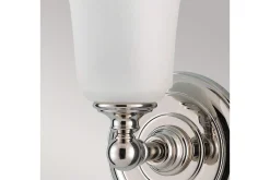 Baderomslampe Vegg-Vegglampe Feiss Huguenot Lake 133x248x152 mm Krom