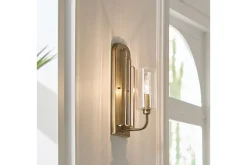 Vegglampe Kichler Kimrose Børstet naturlig