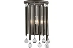 Nattbordslampe-Vegglampe Kichler Piper Espresso/Krom Mörkbrun,Krom