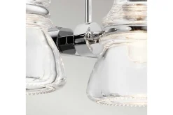 Nattbordslampe-Vegglampe Kichler Talland 336x163x175 mm Krom