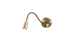 Nattbordslampe|Soveromslampe-Vegg lampe Lesing Vintage Gull