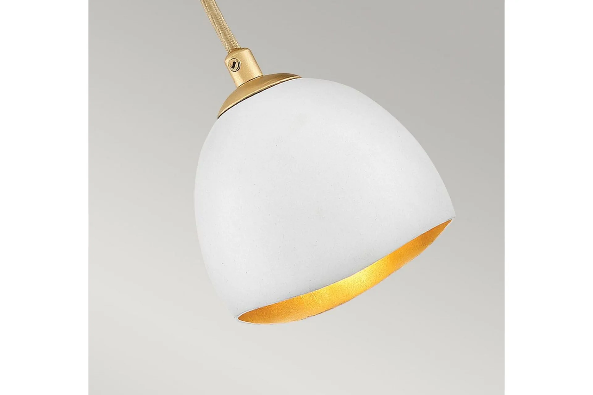 Nattbordslampe-Vegglampe Lisa McDennon by Hinkley Nula Cremehvit,Gull
