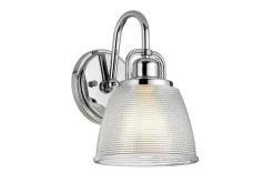 Baderomslampe Vegg-Vegglampe Quoizel Dublin Krom
