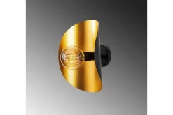 Vegg lampe Sugana Giada Svart / Gull