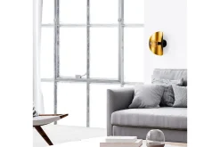 Vegg lampe Sugana Giada Svart / Gull