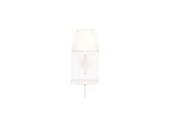 Trio Lighting Nattbordslampe-Vegglampe TRIO Comfort Matt hvit Cremehvit