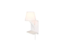 Trio Lighting Nattbordslampe-Vegglampe TRIO Comfort Matt hvit Cremehvit