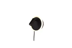 Trio Lighting Nattbordslampe-Vegglampe TRIO Jordan Matt svart Antracit