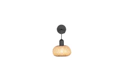 Trio Lighting Nattbordslampe-Vegglampe TRIO Leonie Svart