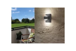 Eglo Entré|Fasadebelysning-Vegglampe Utendørsbelysning Sesimba 1 Svart
