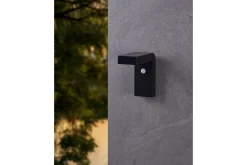 Eglo Solcelle Utelys & Solcellelamper-Vegglampe utendørsbelysning Baracconi med sensor Svart
