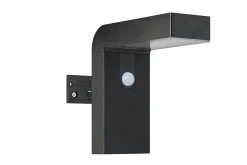 Eglo Solcelle Utelys & Solcellelamper-Vegglampe utendørsbelysning Baracconi med sensor Svart
