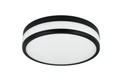 Eglo Vegg-/Taklampe LED Palermo 295 mm, Svart/Hvit