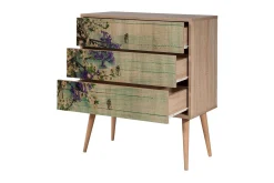 Entrekommode|Kommode-Vellavie Kommode Kirsebærblomst Grønn / brun