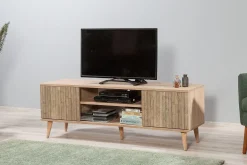 Tv-Benk & Mediabenk-Vellavie TV-benk 140 cm Panel Brun