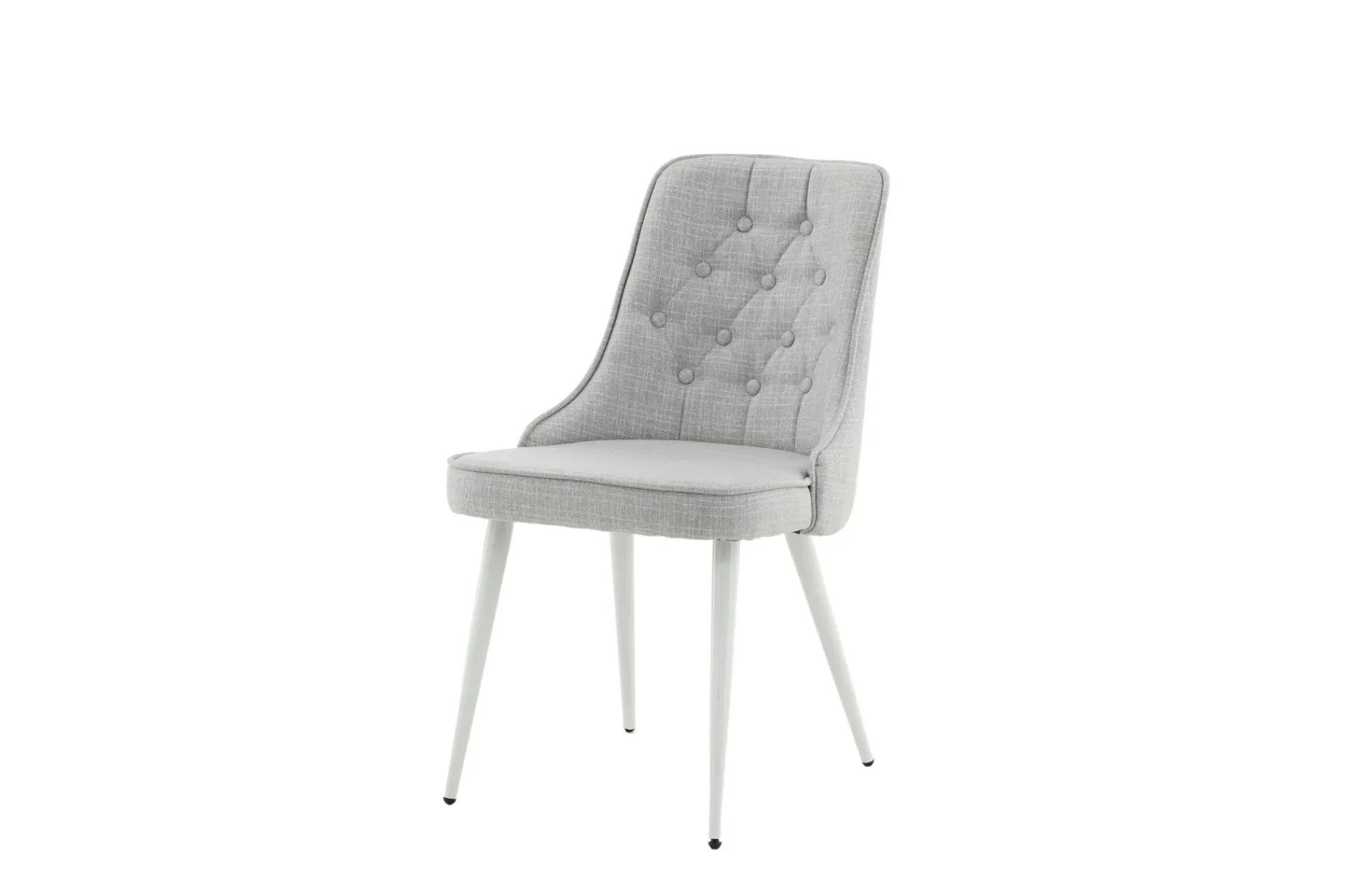 Venture Home Spisestoler & Kjøkkenstoler-Velvet Deluxe Spisestol Grå/Hvit
