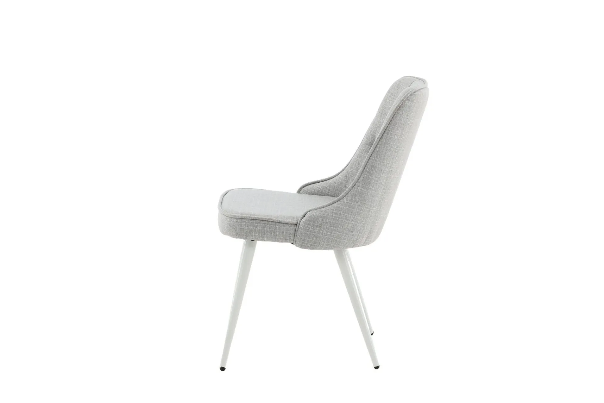 Venture Home Spisestoler & Kjøkkenstoler-Velvet Deluxe Spisestol Grå/Hvit