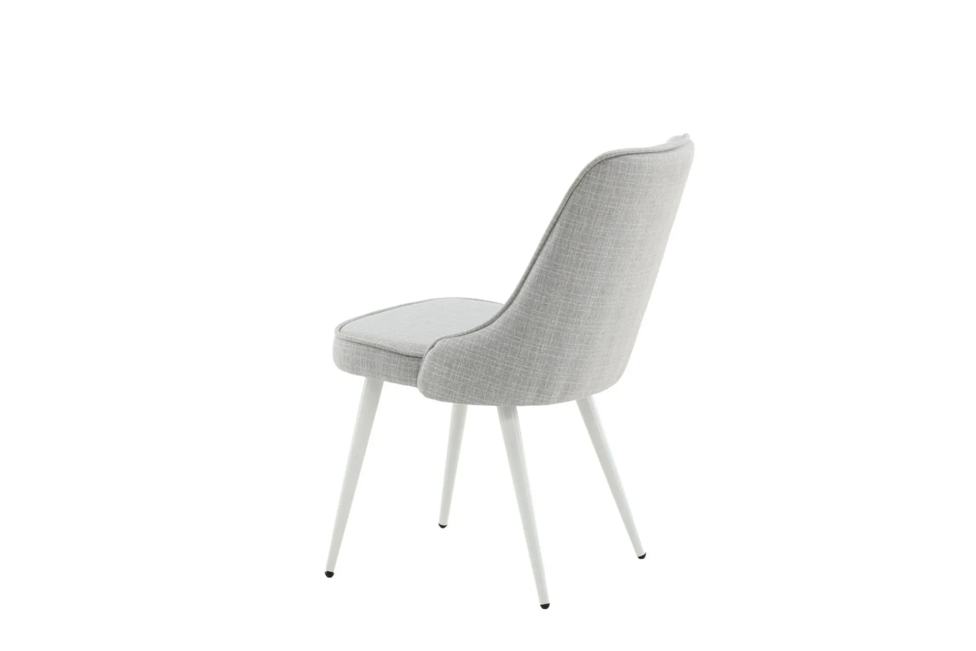 Venture Home Spisestoler & Kjøkkenstoler-Velvet Deluxe Spisestol Grå/Hvit