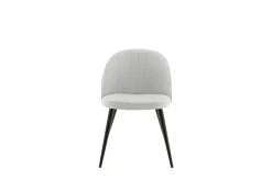 Venture Home Spisestoler & Kjøkkenstoler-Velvet Spisestol Svart,Grey