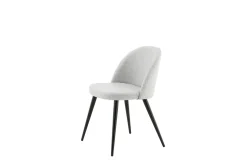 Venture Home Spisestoler & Kjøkkenstoler-Velvet Spisestol Svart,Grey