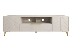 Tv-Benk & Mediabenk-Vemdalen TV-benk 204 cm Sand Beige