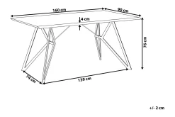 Verd Spisebord 160x90 cm