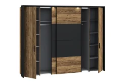 Garderober & Garderobesystem-Vergina Garderobe 62x280 cm Brun/Svart