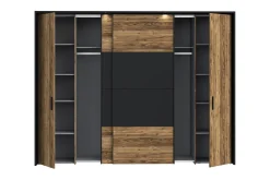 Garderober & Garderobesystem-Vergina Garderobe 62x280 cm Brun/Svart