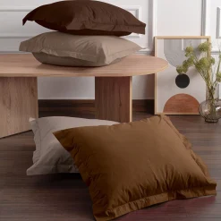 Putetrekk-Veyloren putetrekk 2-pk 60x60 cm Beige