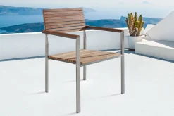 Balkongstoler|Balkongmøbler-Viareggio Stol 6-pk 53 cm Tre/Natur