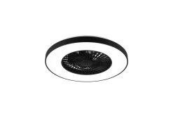 Trio Lighting Taklampe|Stuelampe-Vifte TRIO Halmstad Svart