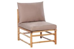 Utelenestoler|Loungestol Ute-Villa Castelli Utelenestol Lysebrun/Beige
