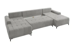 U-Sofa-Vilshult Sofa Dobbel sjeselong 4-seter Hvit