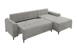 Sofa Med Sjeselong-Vilshult Sofa med Divan 3-seter Lysegrå