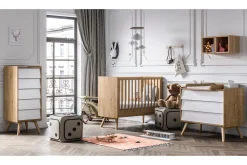 VOX Vintage Kommode Tre / Natur / Hvit