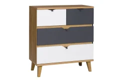 Scandinavian Choice Kommode|Entrekommode-Vintra Kommode 81 cm Grafitt