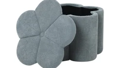 Sittemøbler Med Oppbevaring-Viresta sittepuff med oppbevaring 60 cm Blå