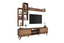 Basic Home Tv-Møbelsett-Virkesbo TV-Møbelsett 180 cm Brun