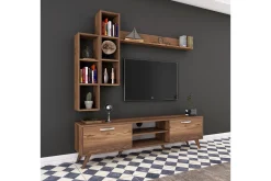 Basic Home Tv-Møbelsett-Virkesbo TV-Møbelsett 180 cm Brun