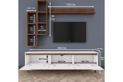 Basic Home Virkesbo TV-Møbelsett 180 cm