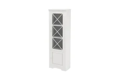 Loft24 Vitrineskap|Skap-Vitrine Lisa Hvit