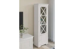 Loft24 Vitrineskap|Skap-Vitrine Lisa Hvit