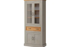 Loft24 Vitrineskap|Skap-Vitrine Selma Grey,Natur