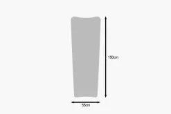 Vitros Veggspeil Rektangulær 55 cm