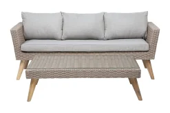 Veranda & Terrasse|Loungesett-Vittoria Loungegruppe Tre/Natur