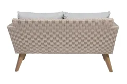 Veranda & Terrasse|Loungesett-Vittoria Loungegruppe 91 cm Brun