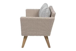 Veranda & Terrasse|Loungesett-Vittoria Loungegruppe 91 cm Brun