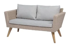 Veranda & Terrasse|Loungesett-Vittoria Loungegruppe 91 cm Brun