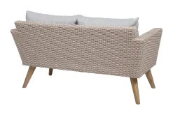 Veranda & Terrasse|Loungesett-Vittoria Loungegruppe 91 cm Brun