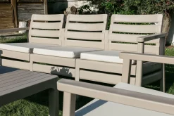 Veranda & Terrasse|Loungesett-Vomira Loungegruppe utendørs Desert Beige